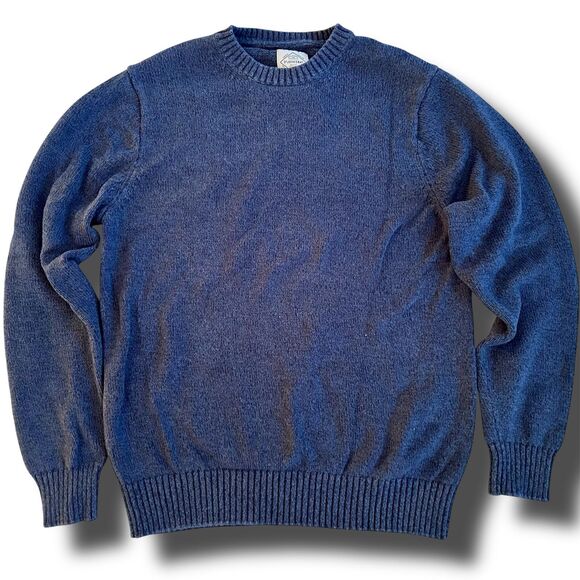 St John’s Bay Heavyweight Cotton Vintage Crewneck Sweater size M Pullover - Picture 1 of 7